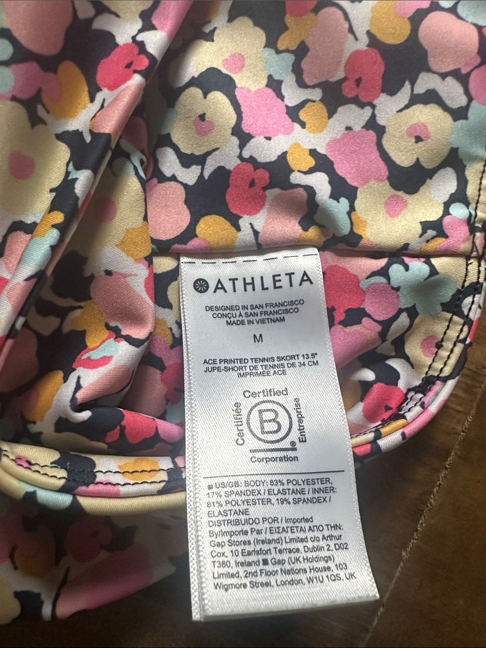 Athleta Ace Printed Tennis Skort - Picture 3 of 8